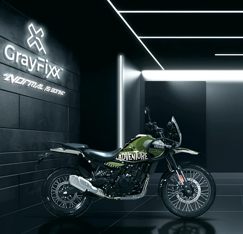 Adventure Edition Full Body Sticker for Himalayan 450 | Made in Premium Gloss Vinyl with FPF (Fade Protection Film), Waterproof, Precut Sticker, Pack of 1